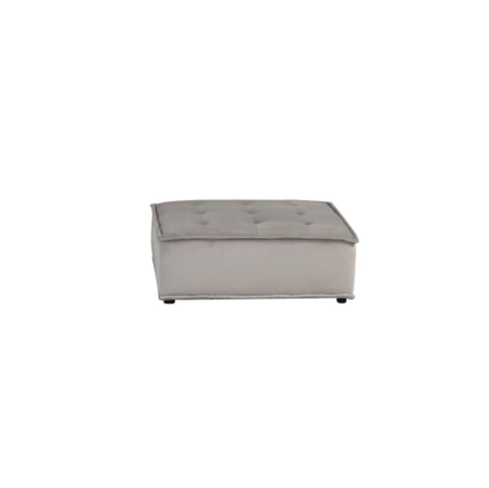 Anna Velvet Modular Sectional Sofa in Gray or Black, Fully Customizable - Revel Sofa 