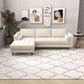 Anthony MCM Tufted L-Shape Sectional Corner Chaise Sofa 101" - Revel Sofa 