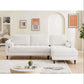 Anthony MCM Tufted L-Shape Sectional Corner Chaise Sofa 101" - Revel Sofa 