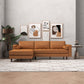 Anthony MCM Tufted L-Shape Sectional Corner Chaise Sofa 101" - Revel Sofa 