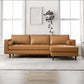 Anthony MCM Tufted L-Shape Sectional Corner Chaise Sofa 101" - Revel Sofa 