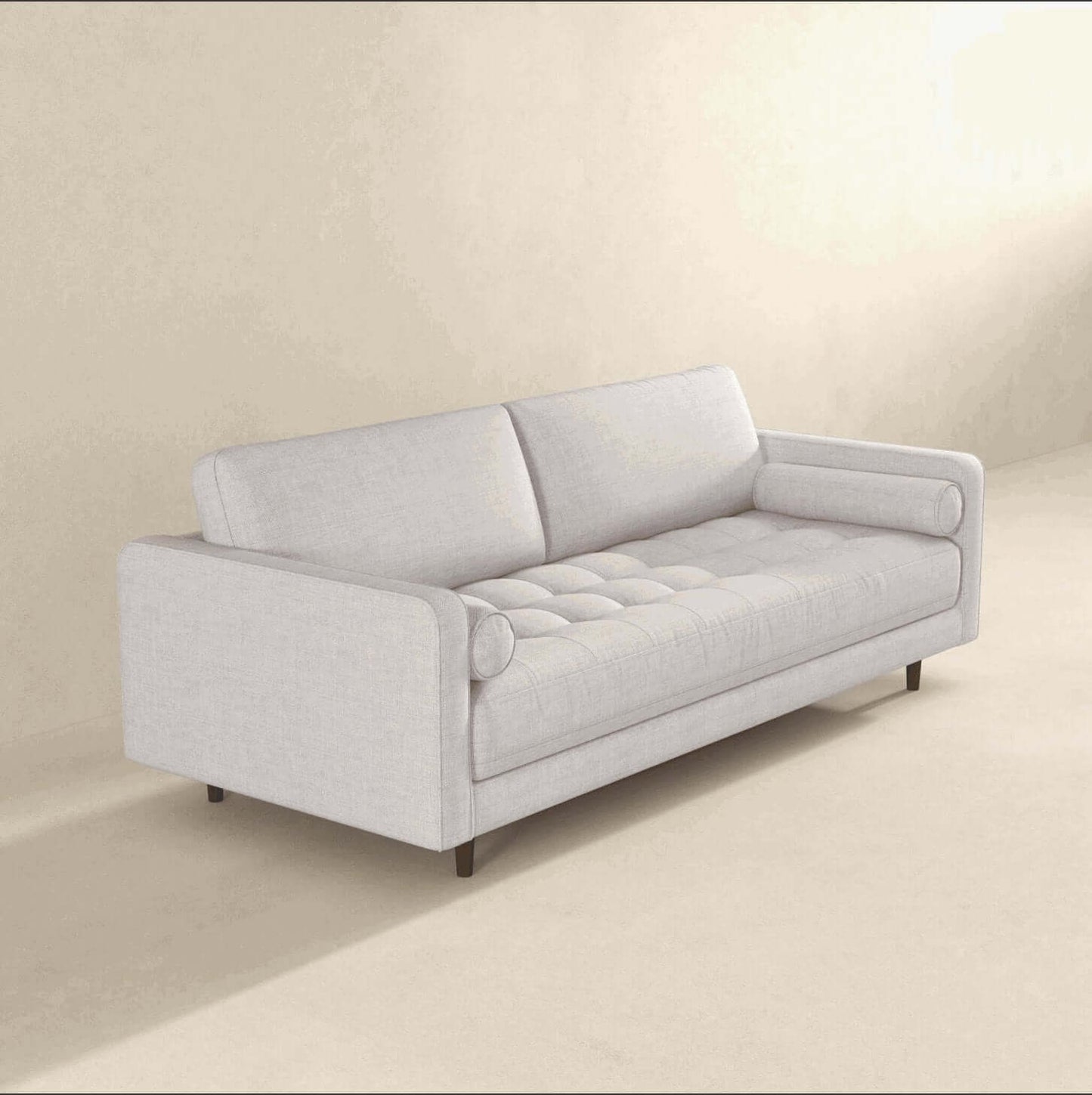 Anthony MCM Styled Tufted Sofa Couch 88" - Revel Sofa 