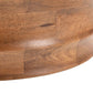 Antium Solid Wood Round Coffee Table in Walnut - Revel Sofa 