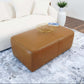 Arten Tan Genuine Leather Ottoman Block - Revel Sofa 