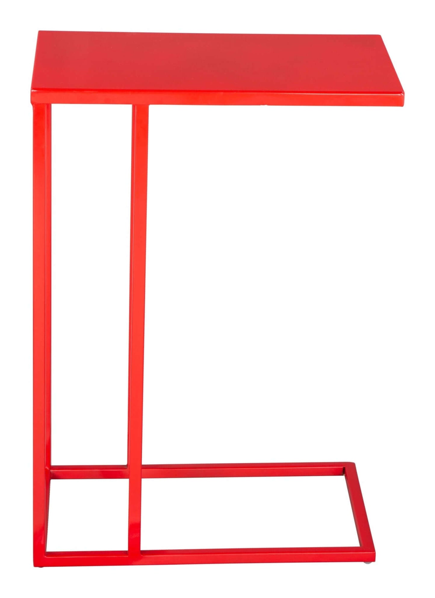 Atom Metal Side Table in Black or Red - Revel Sofa 