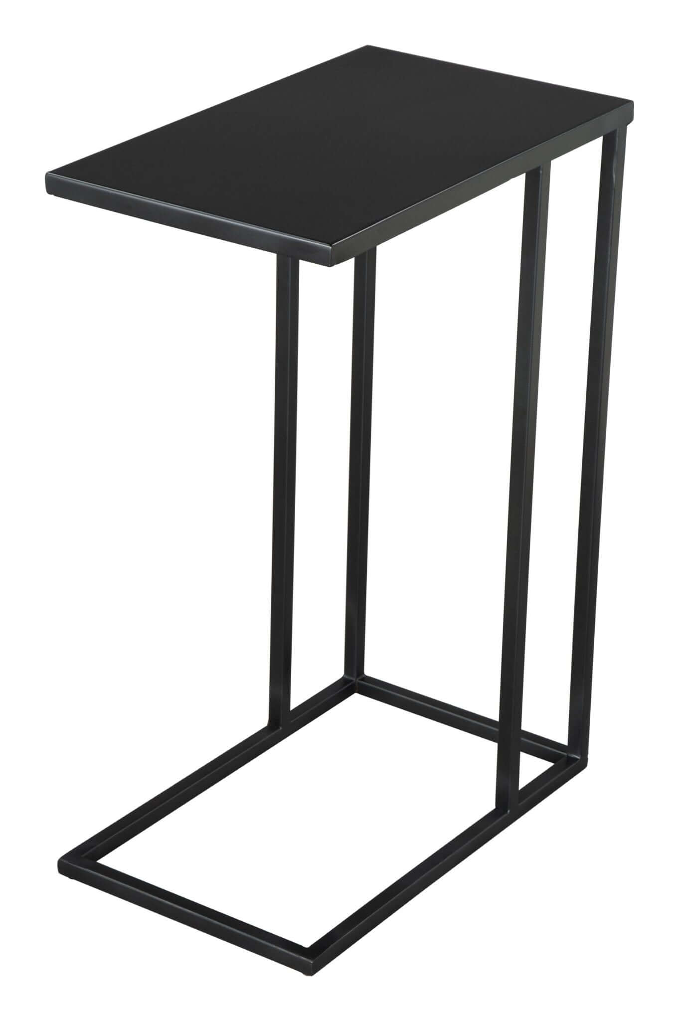 Atom Metal Side Table in Black or Red - Revel Sofa 