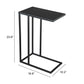 Atom Metal Side Table in Black or Red - Revel Sofa 