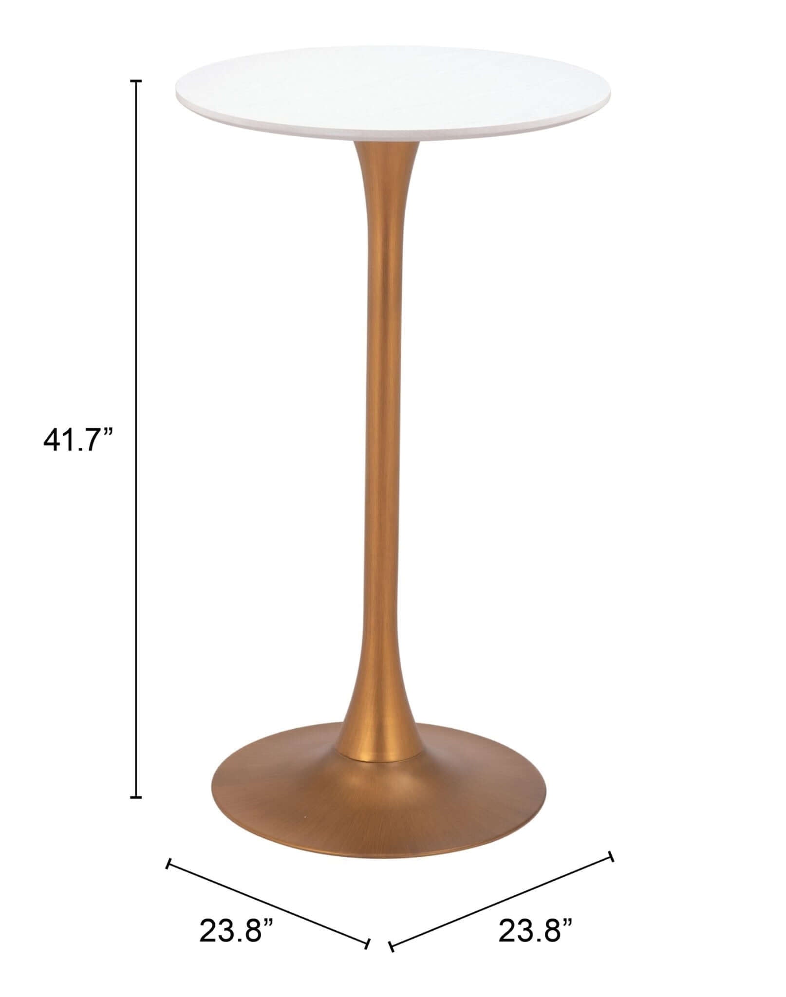 Auray Round Bar Table in Variety of Color Options - Revel Sofa 