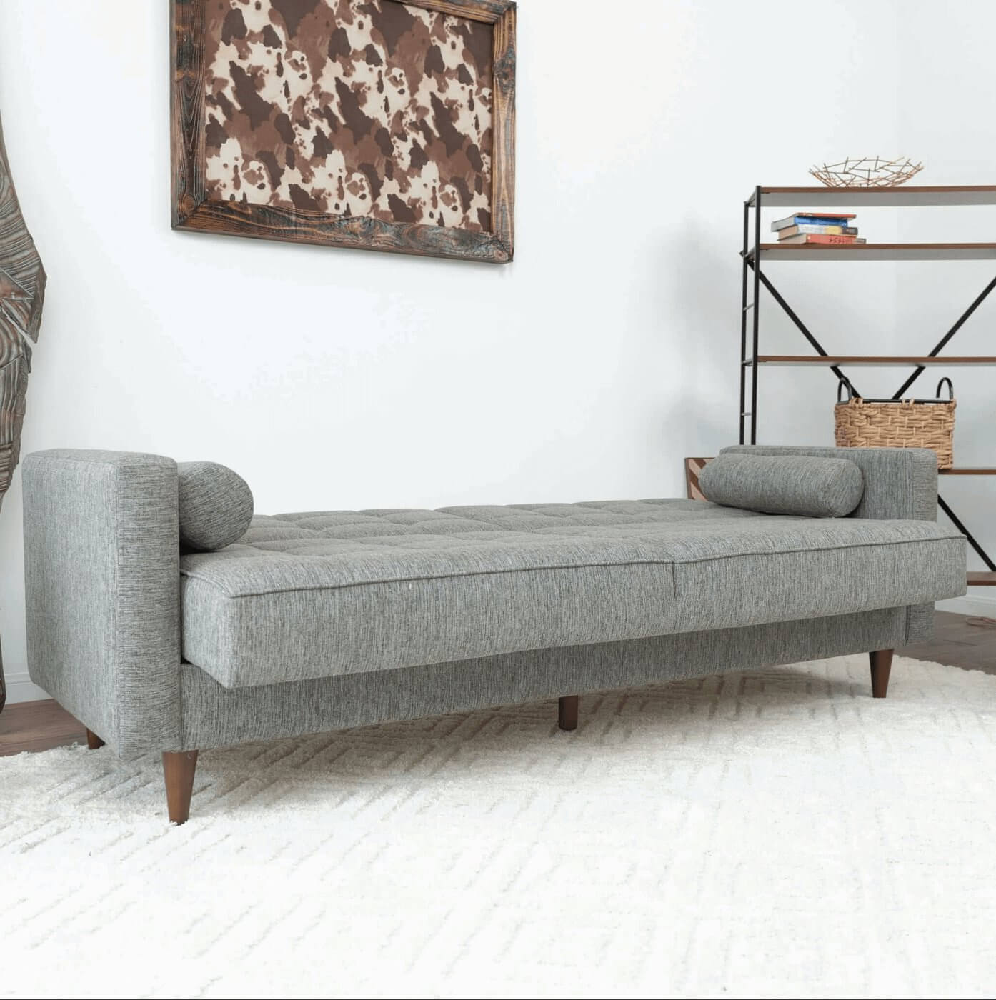 Baneton MCM Style Tufted Sleeper Sofa Couch 84" - Revel Sofa 