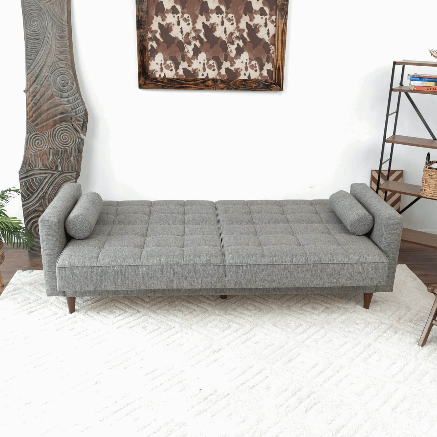 Baneton MCM Style Tufted Sleeper Sofa Couch 84" - Revel Sofa 