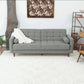 Baneton MCM Style Tufted Sleeper Sofa Couch 84" - Revel Sofa 