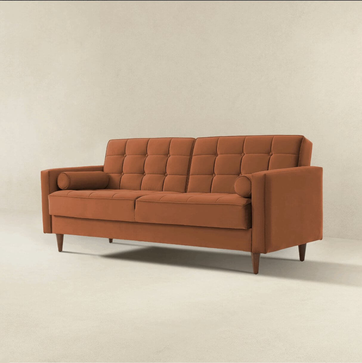 Baneton MCM Style Tufted Sleeper Sofa Couch 84" - Revel Sofa 