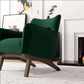 Brayden Lounge Arm Chair in Velvet, Boucle & Linen - Revel Sofa 