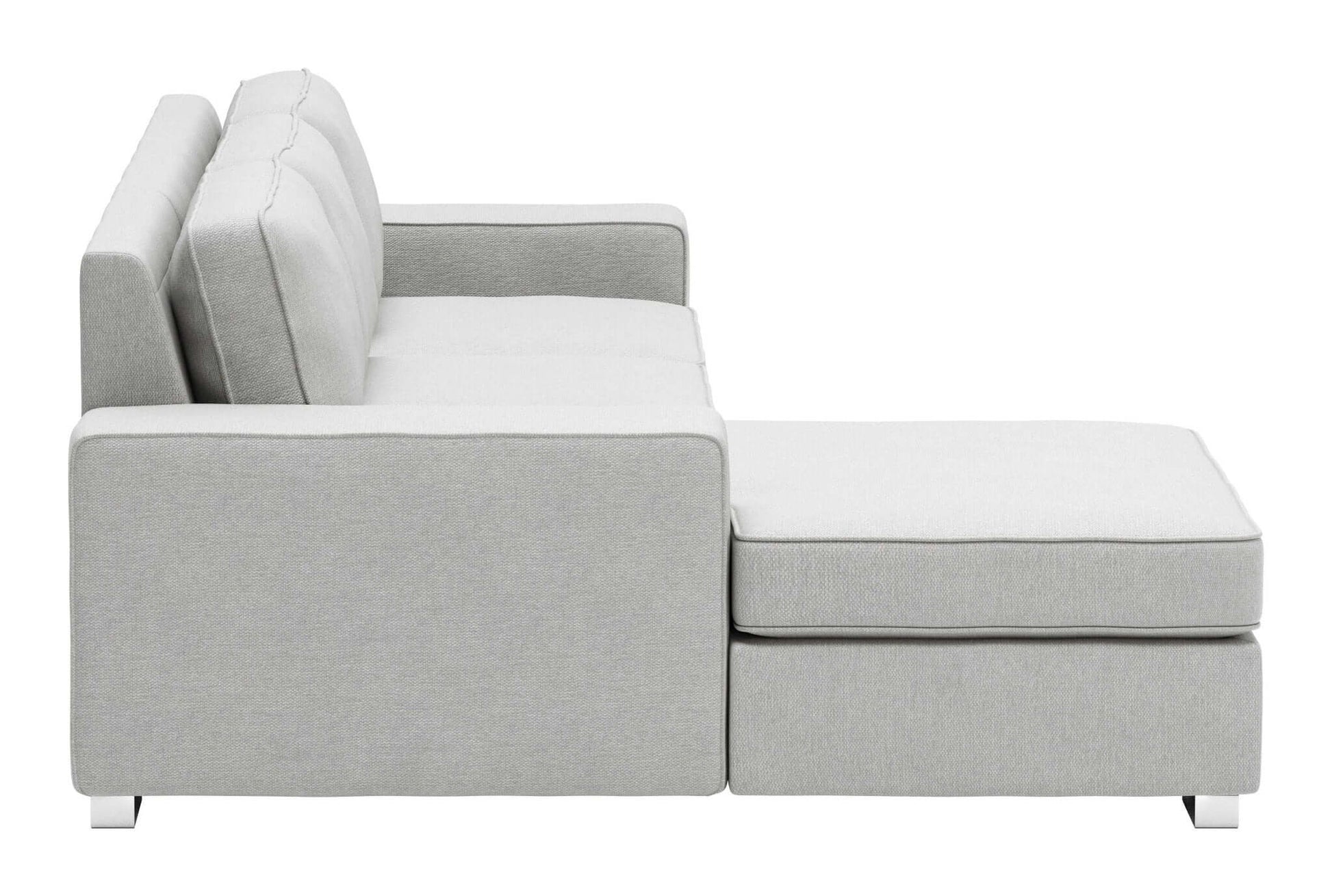 Brickell Modern Reversible Chaise Sectional Sofa 113" - Revel Sofa 