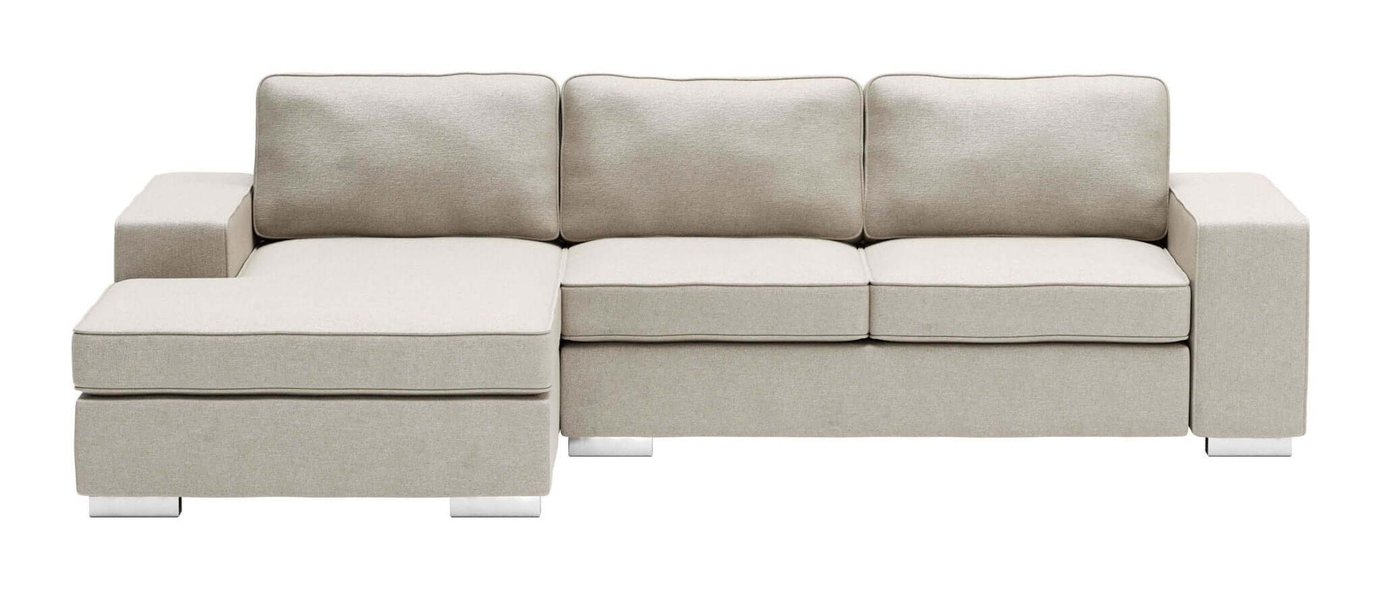 Brickell Modern Reversible Chaise Sectional Sofa 113" - Revel Sofa 