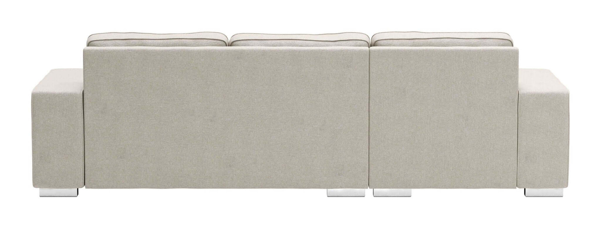 Brickell Modern Reversible Chaise Sectional Sofa 113" - Revel Sofa 