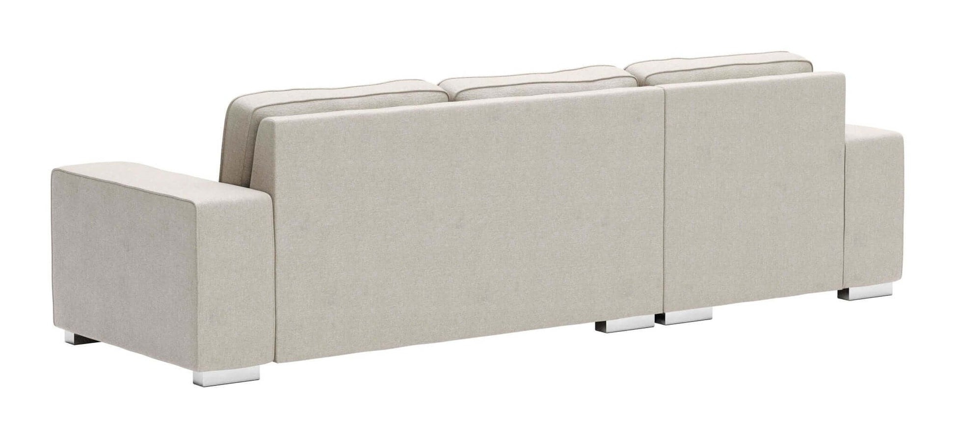 Brickell Modern Reversible Chaise Sectional Sofa 113" - Revel Sofa 