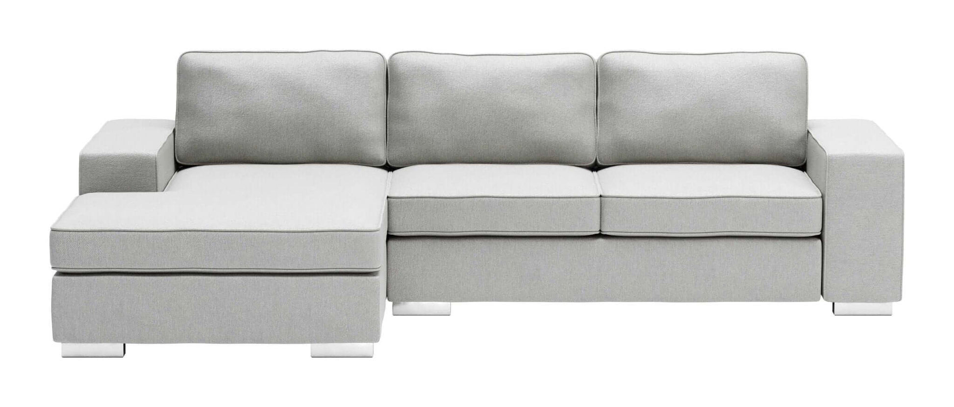 Brickell Modern Reversible Chaise Sectional Sofa 113" - Revel Sofa 