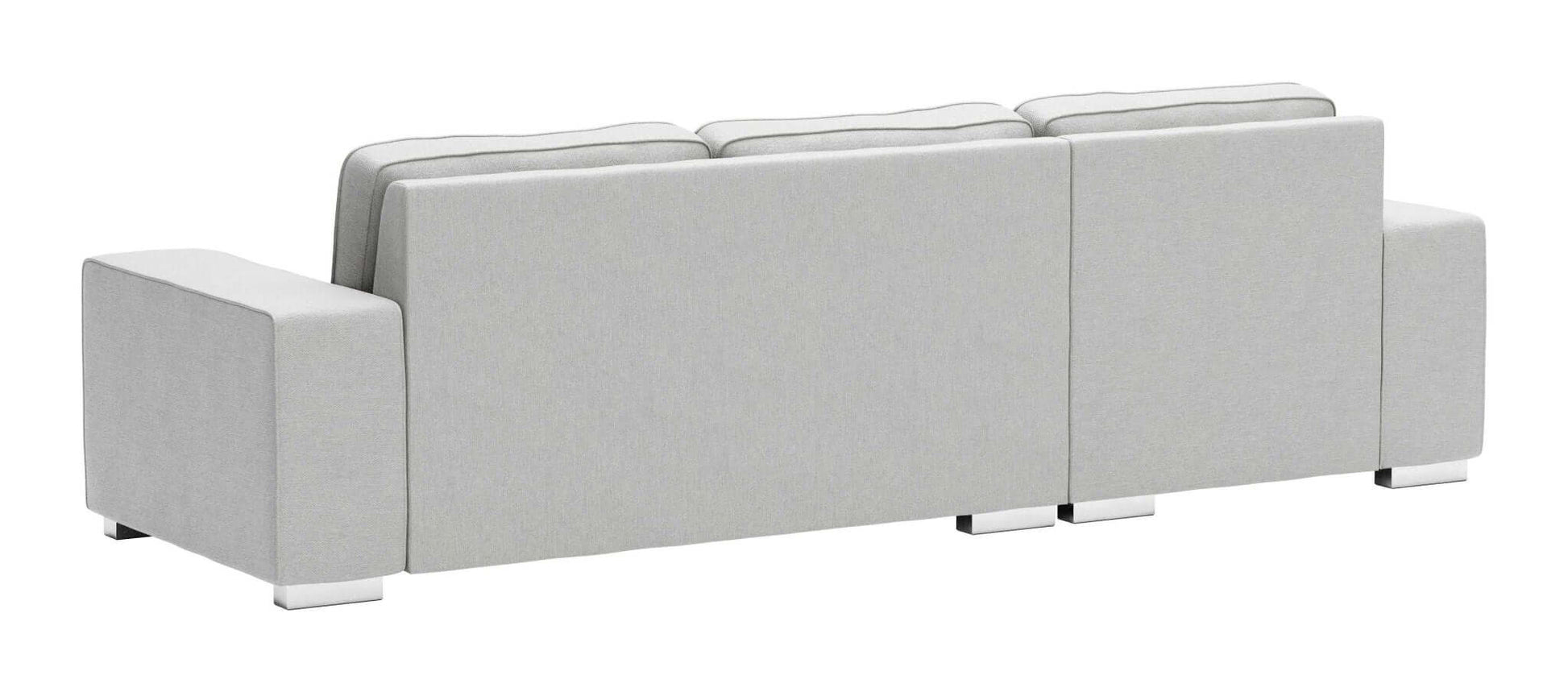 Brickell Modern Reversible Chaise Sectional Sofa 113" - Revel Sofa 