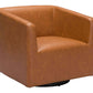 Brooks Accent Lounge Chair in Brown & Gray - Revel Sofa 