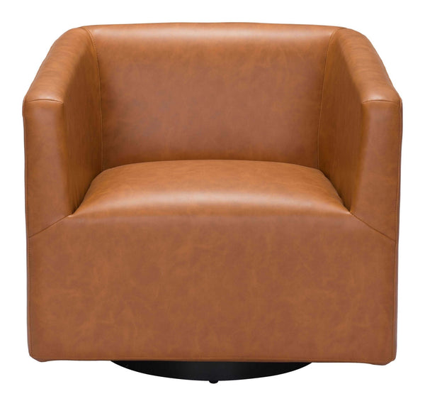 Brooks Accent Lounge Chair in Brown & Gray - Revel Sofa 