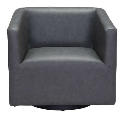 Brooks Accent Lounge Chair in Brown & Gray - Revel Sofa 