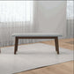 Carlos Fabric Upholstered Solid Wood Bench - Revel Sofa 