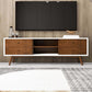 Caroline MCM Solid Wood TV Console Stand 71" - Revel Sofa 