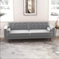 Casey MCM Style Button Tufted Velvet Sofa 84" - Revel Sofa 