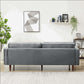 Casey MCM Style Button Tufted Velvet Sofa 84" - Revel Sofa 