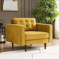 Casey MCM Style Velvet Lounge Chair - Revel Sofa 