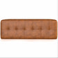 Charmen MCM Rectangular Tufted Genuine Leather Ottoman - Revel Sofa 