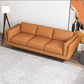 Chase MCM Style Genuine Leather Sofa 91" - Revel Sofa 