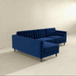 Christian MCM Tufted Velvet Chaise Sectional Sofa 102" - Revel Sofa 