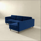 Christian MCM Tufted Velvet Chaise Sectional Sofa 102" - Revel Sofa 