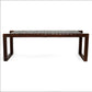 Christina Tan Strapped Leather Bench - Revel Sofa 