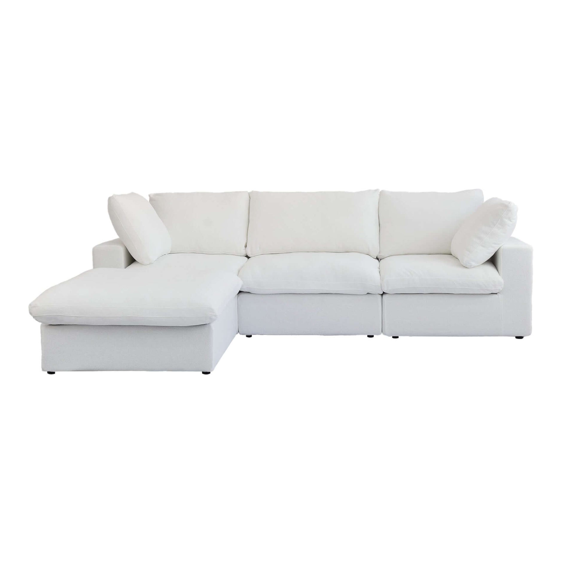 Cloud Modular Sectional Sofa in White, Light Gray or Dark Gray - (Sections Sold Individually)