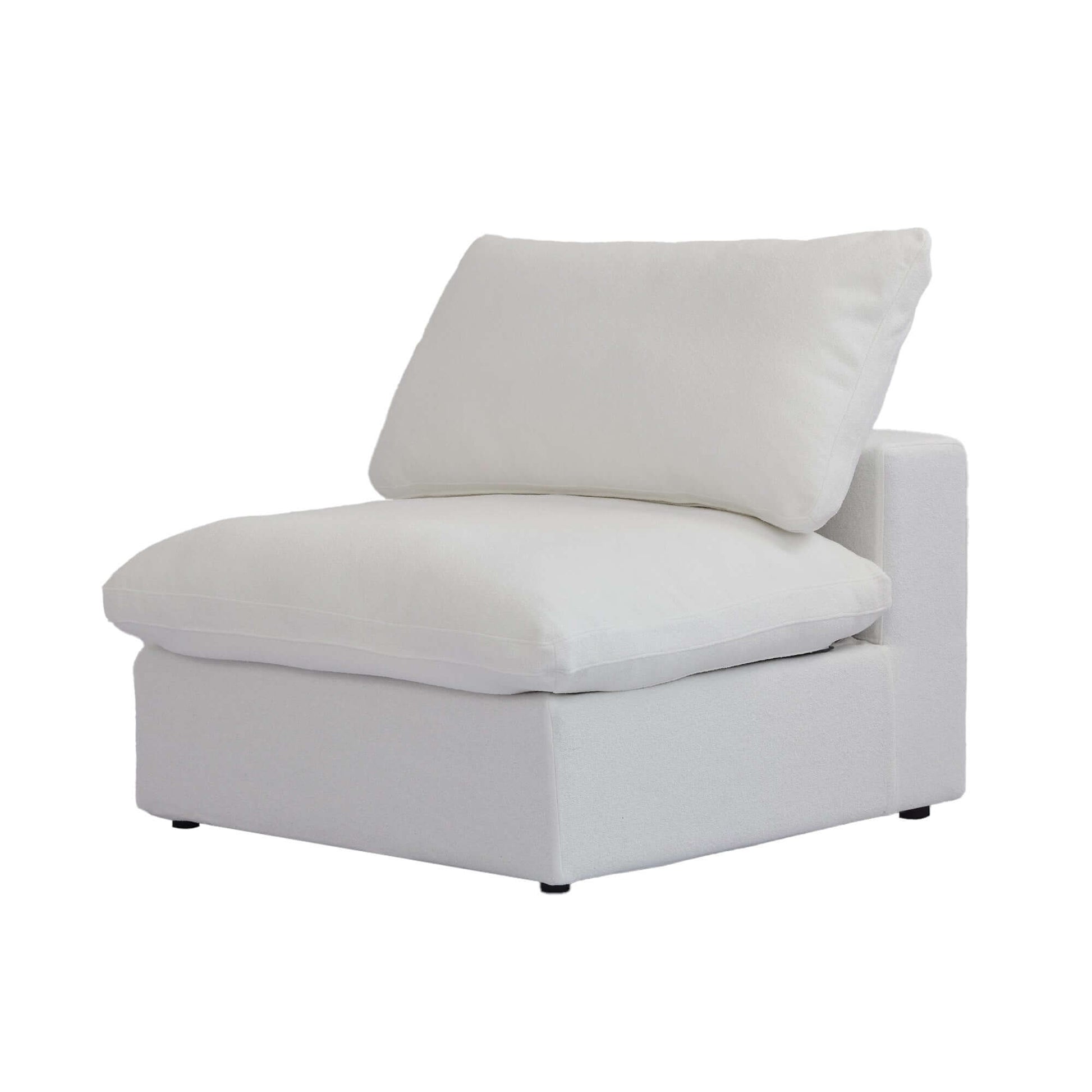 Cloud Modular Sectional Sofa in White, Light Gray or Dark Gray - (Sections Sold Individually)