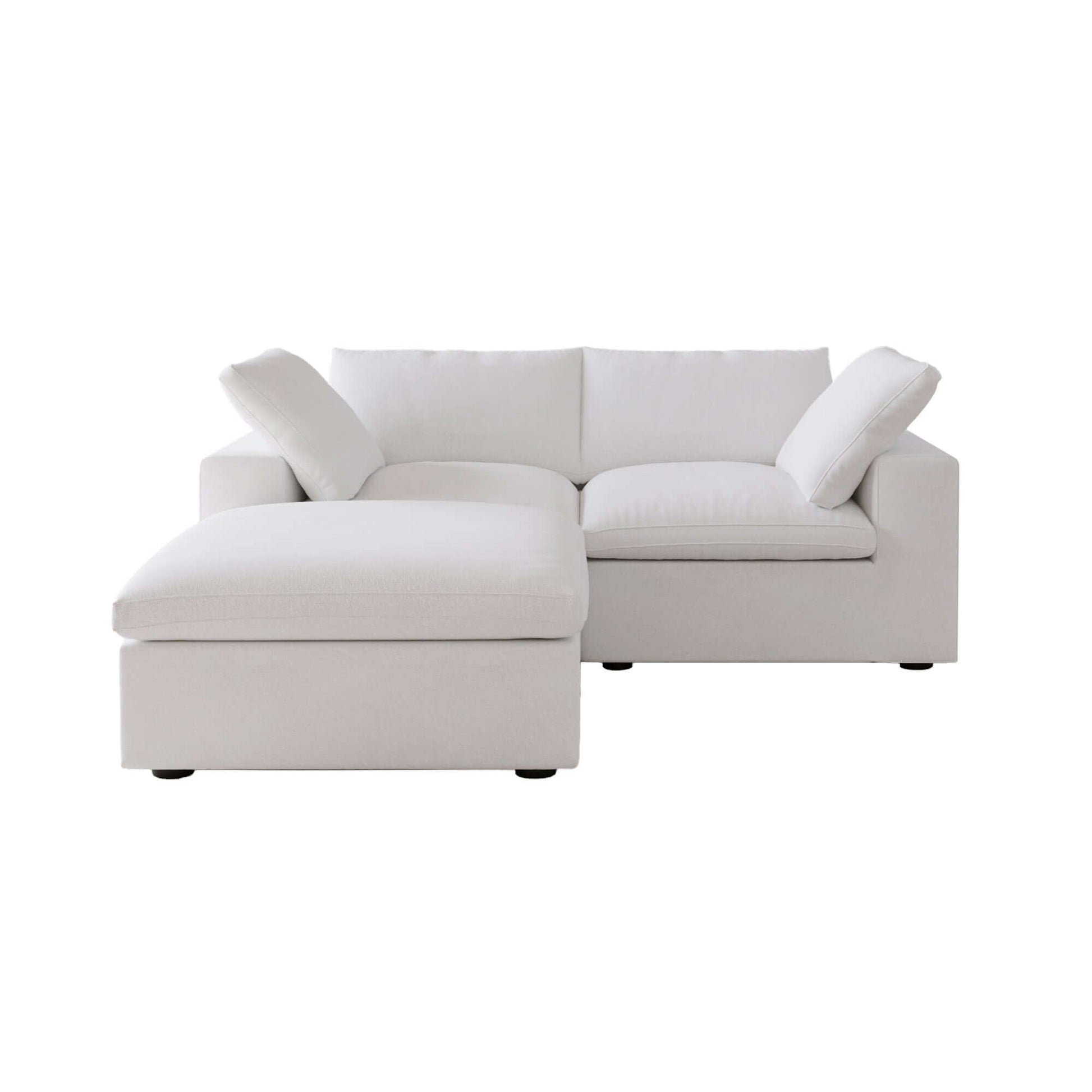 Cloud Modular Sectional Sofa in White, Light Gray or Dark Gray - (Sections Sold Individually)