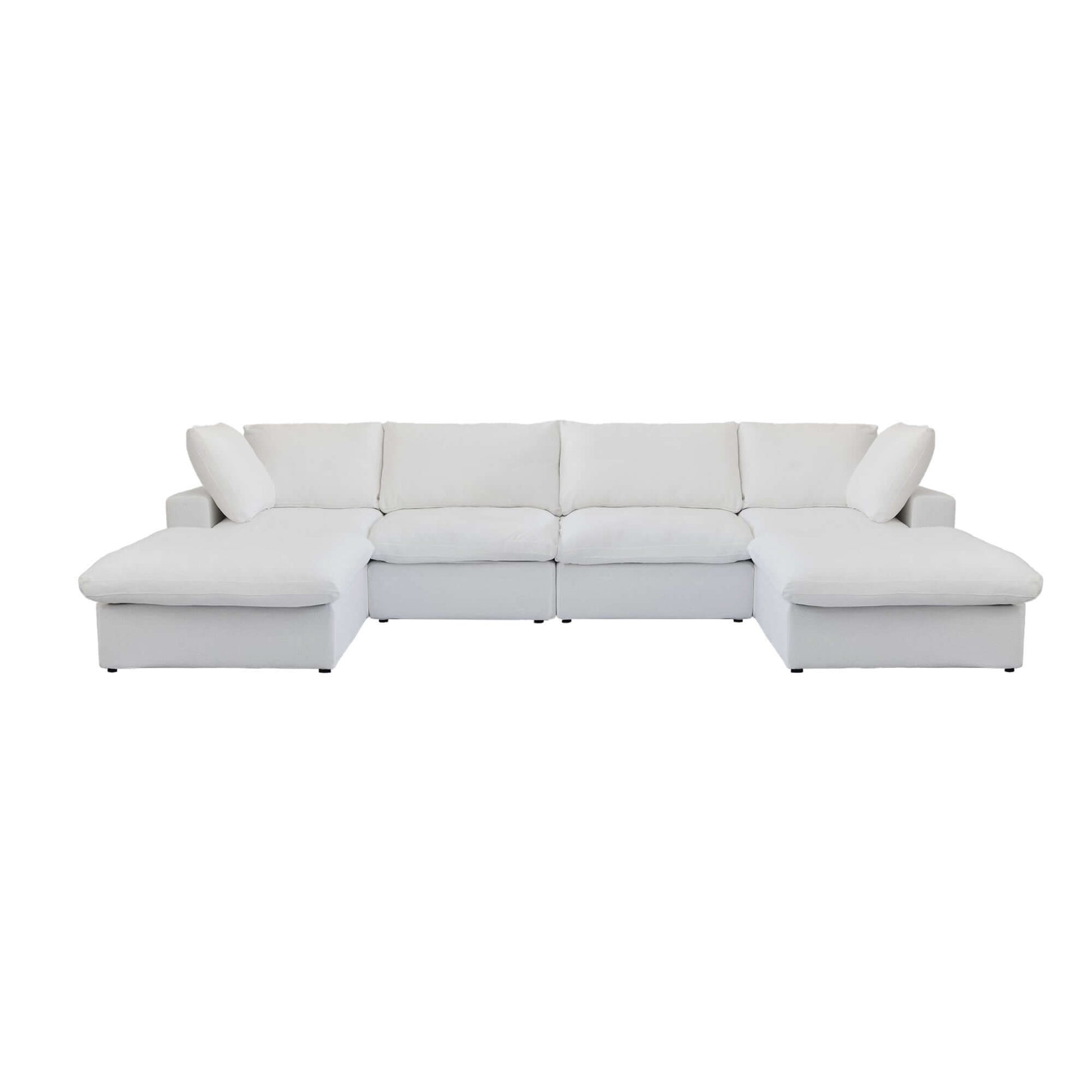 Cloud Modular Sectional Sofa in White, Light Gray or Dark Gray - (Sections Sold Individually)