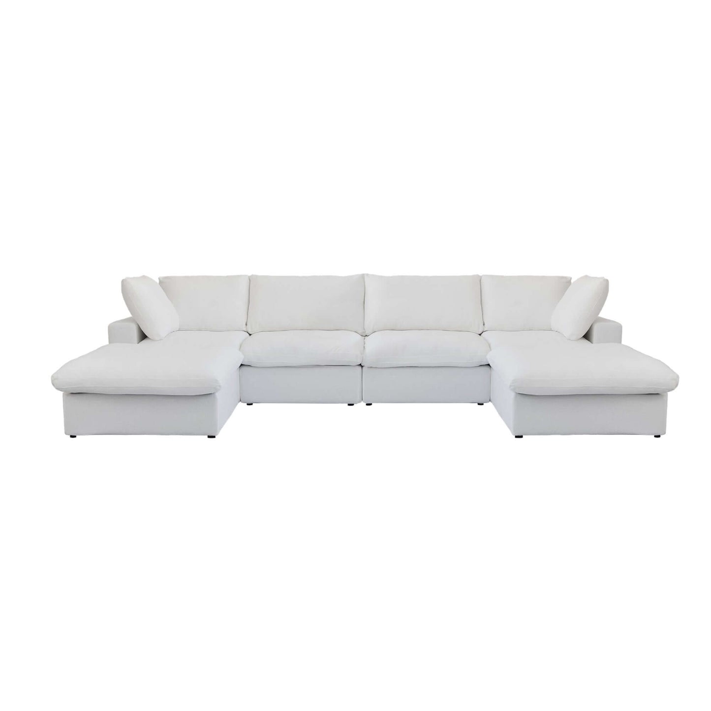 Cloud Modular Sectional Sofa in White, Light Gray or Dark Gray - (Sections Sold Individually)