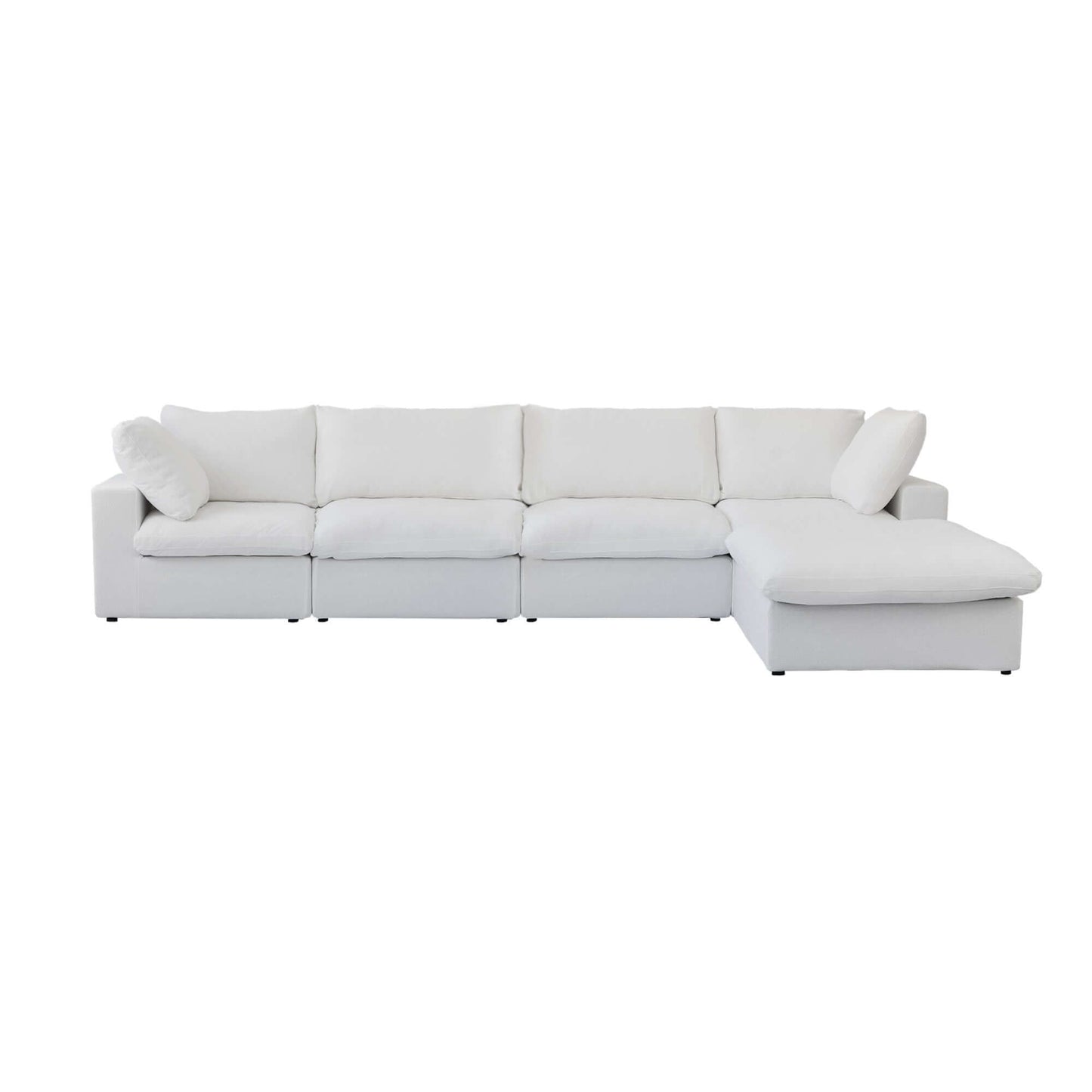 Cloud Modular Sectional Sofa in White, Light Gray or Dark Gray - (Sections Sold Individually)