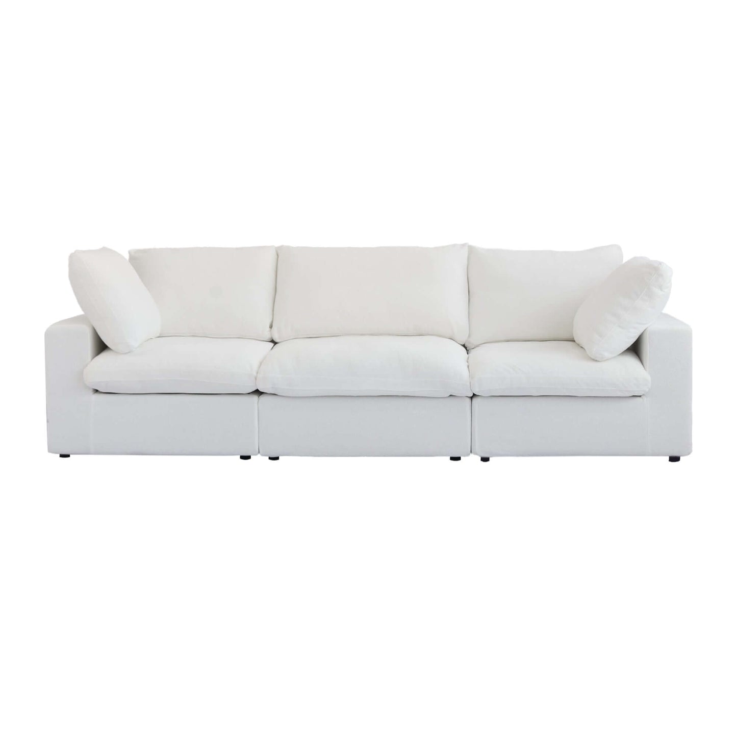 Cloud Modular Sectional Sofa in White, Light Gray or Dark Gray - (Sections Sold Individually)