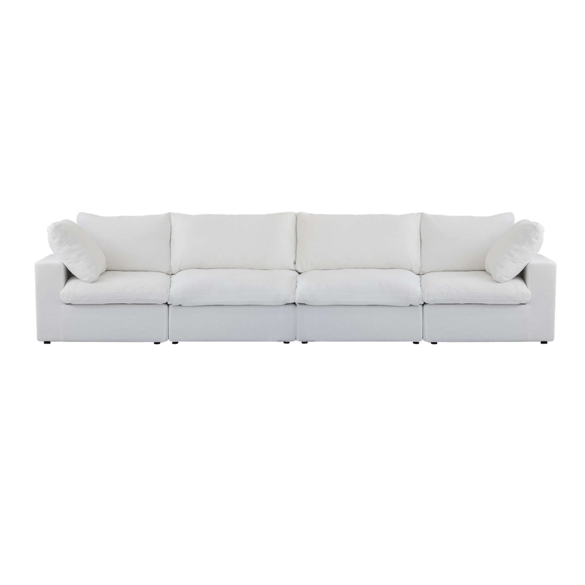 Cloud Modular Sectional Sofa in White, Light Gray or Dark Gray - (Sections Sold Individually)