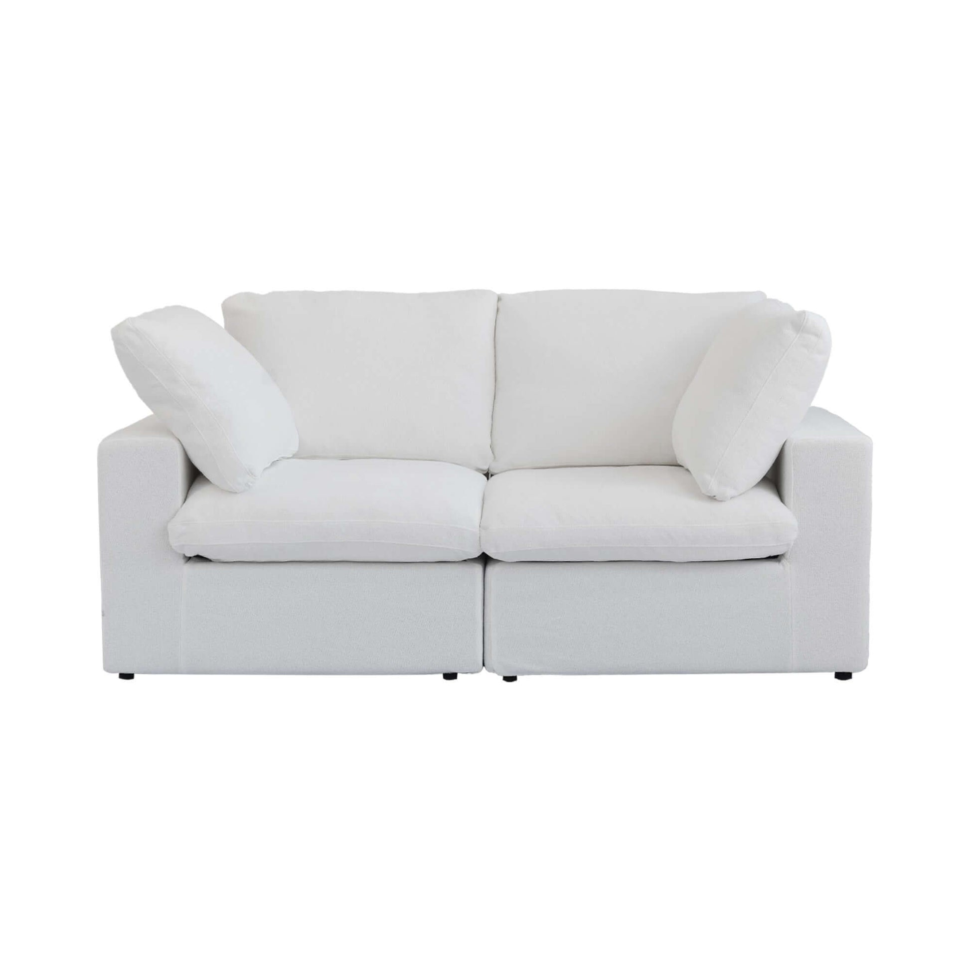 Cloud Modular Sectional Sofa in White, Light Gray or Dark Gray - (Sections Sold Individually)