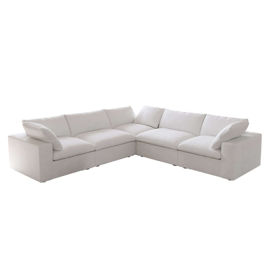 Cloud Modular Sectional Sofa in White, Light Gray or Dark Gray - (Sections Sold Individually)