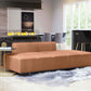 Confection Faux Leather Sofa Couch Day Bed 79" - Revel Sofa 