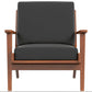 Connor MCM Wood Base Leather Lounge Chair - Revel Sofa 