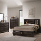 Contemporary Espresso Rubber Wood 8 Drawer Dresser 59" - Revel Sofa 