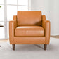 Cooper MCM Tan Leather Lounge Chair - Revel Sofa 